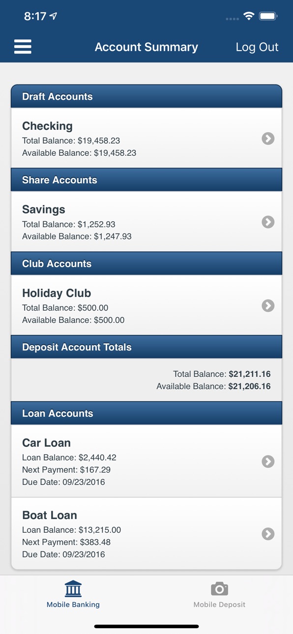 iPhone screenshot