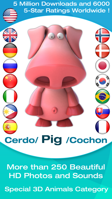 Screenshot 1 of Animal and Tool Flashcards App