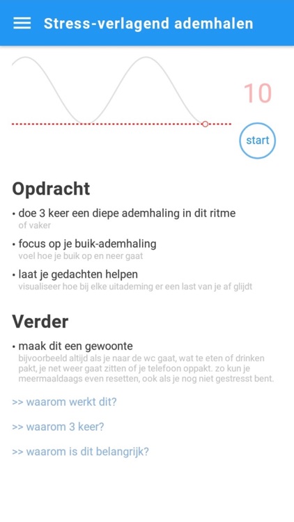 Adem - hulp bij stress