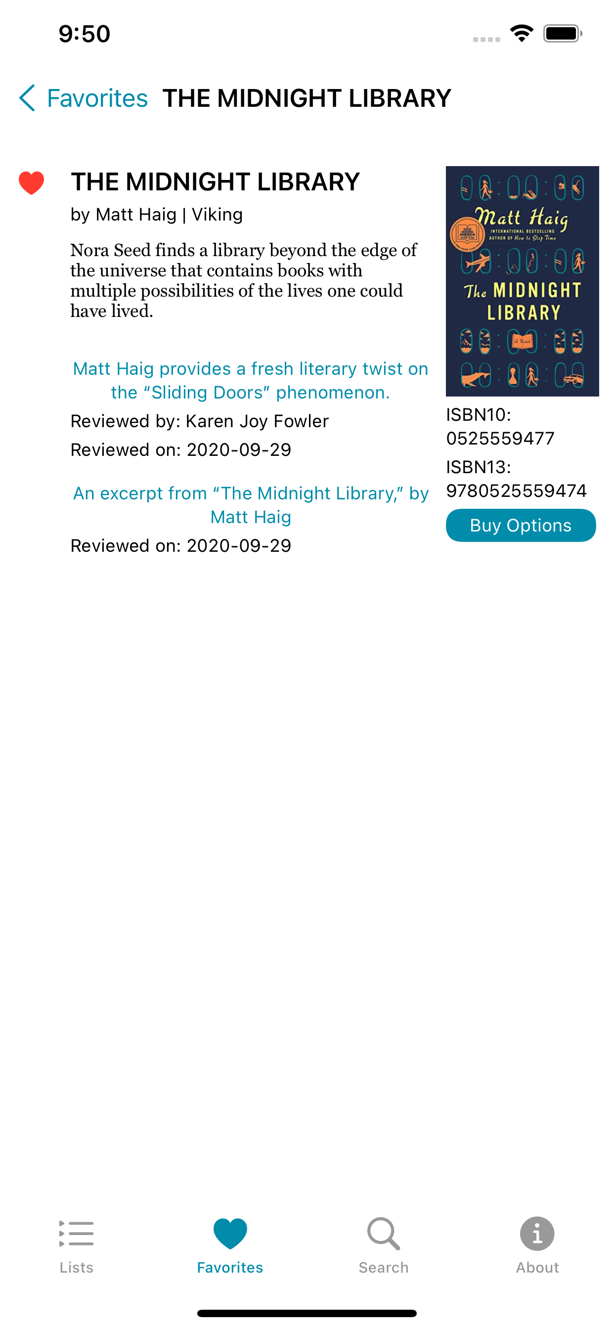 The Best Seller List