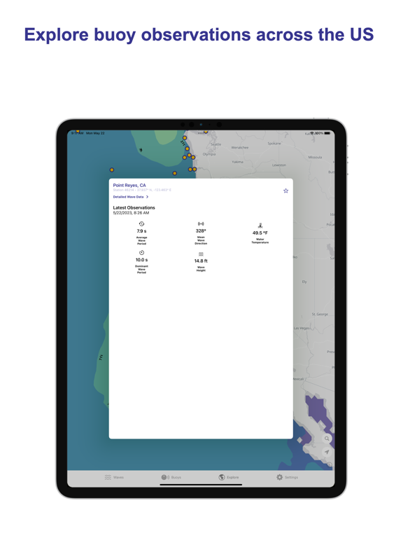 playbuoy iPad screenshot 4 - Weather app