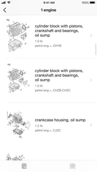 Car parts for Seat - diagrams iphone bilder 1