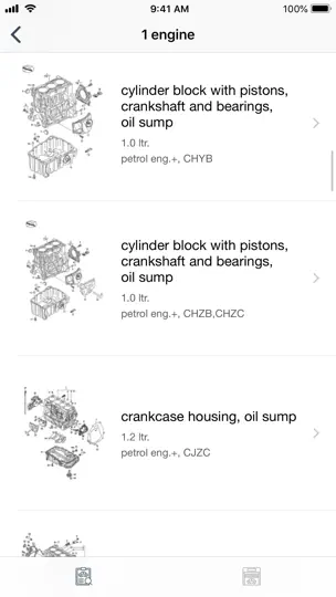Screenshot von Car Parts For Seat - Diagrams auf dem iPhone 2
