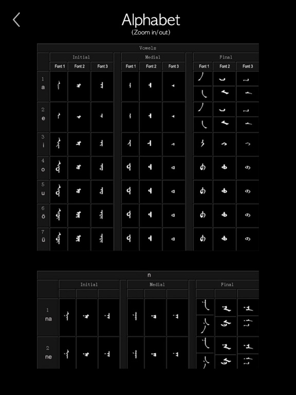 Mongolian Words & Writing iPad screenshot