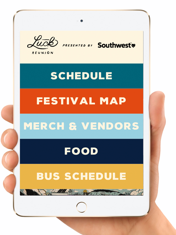 Luck Presents iPad screenshot 1 - Entertainment app