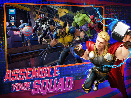 MARVEL Strike Force: Squad RPG iPad app afbeelding 2