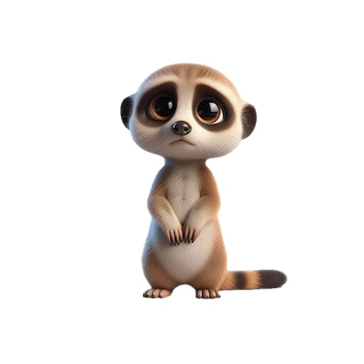 Sad Meerkat Stickers