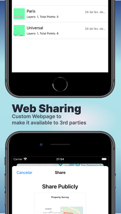 Screenshot #2 pour Arpentages GPS