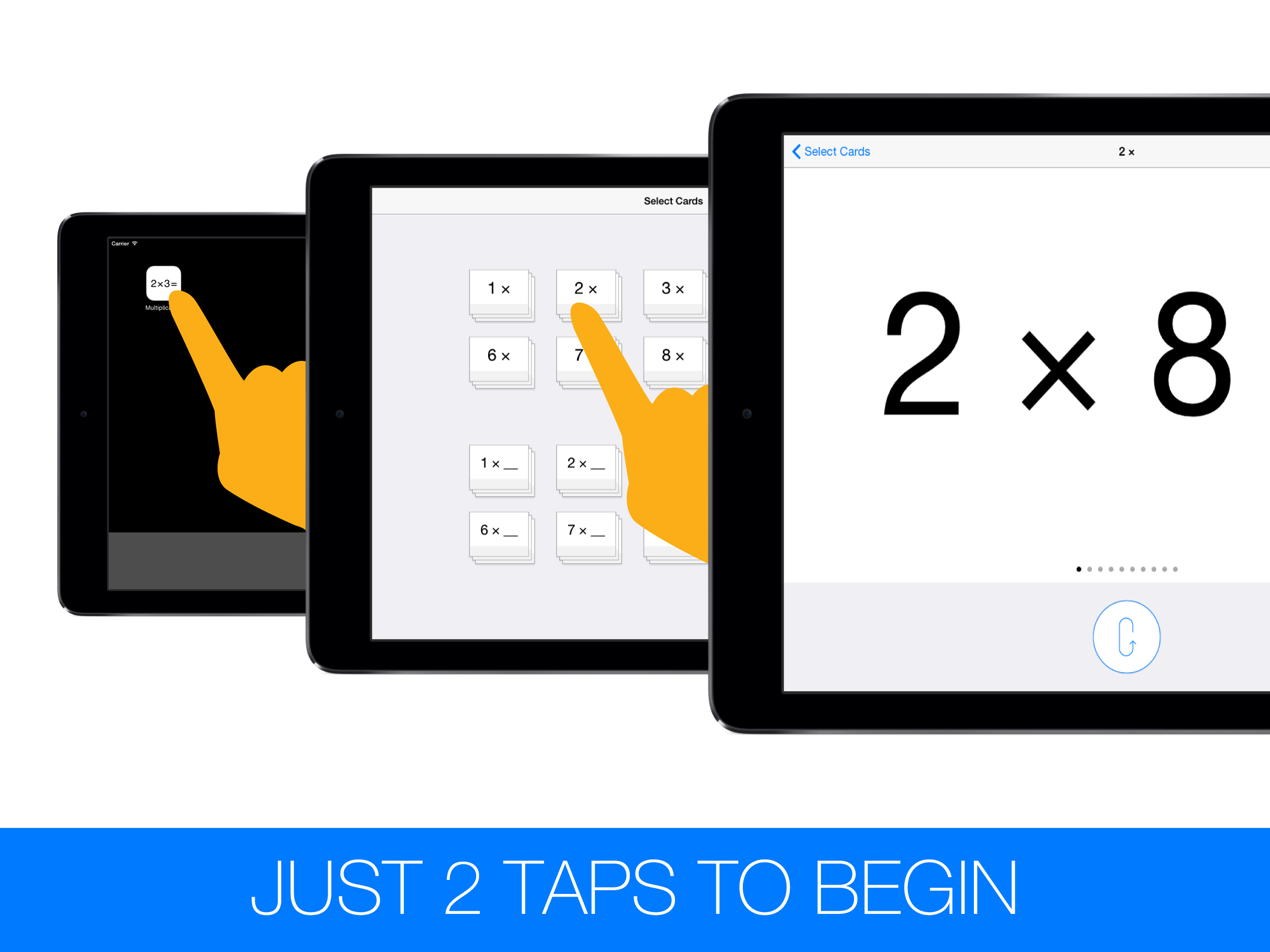Pure Flashcards Multiplication