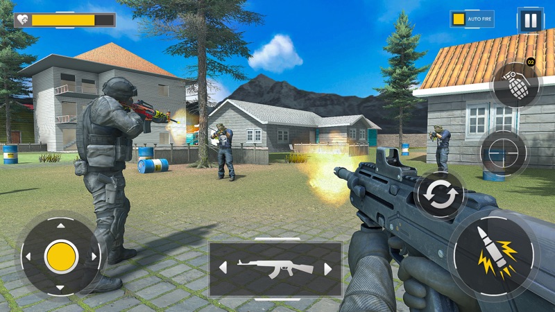 軍隊 銃撃 warzone 銃 シューティングゲーム screenshot 3
