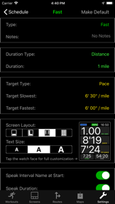 WorkOutDoors screenshot