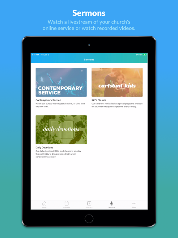 Screenshot #5 pour Church Center App