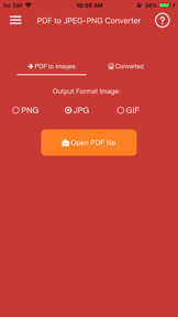 Convert PDF to JPG,PDF to PNG screenshot