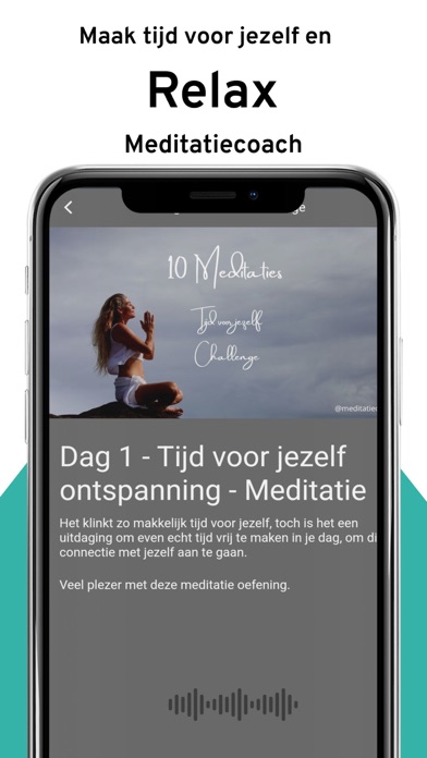 Meditatiecoach Screenshot