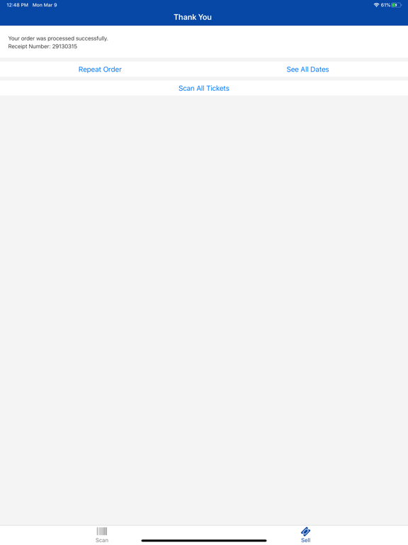 ThunderTix iPad screenshot 9 - Utilities app