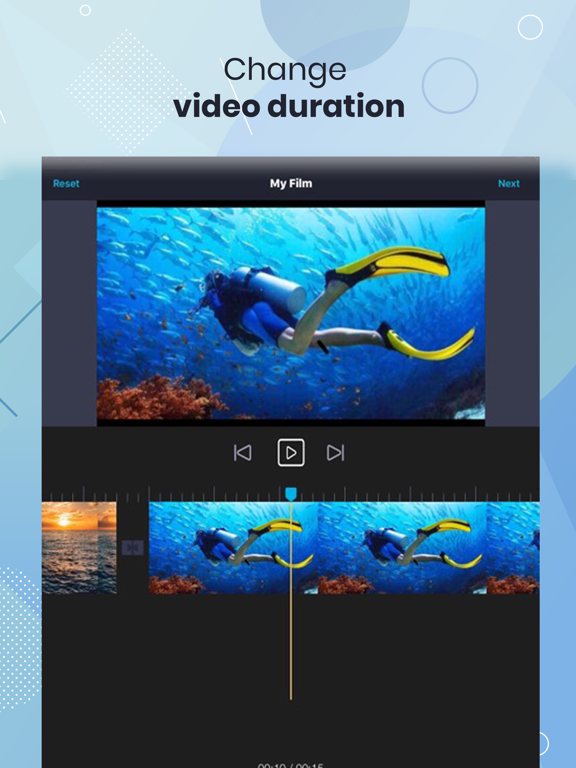 Slideshow with Music Maker App iPad screenshot 8 - Photo & Video app
