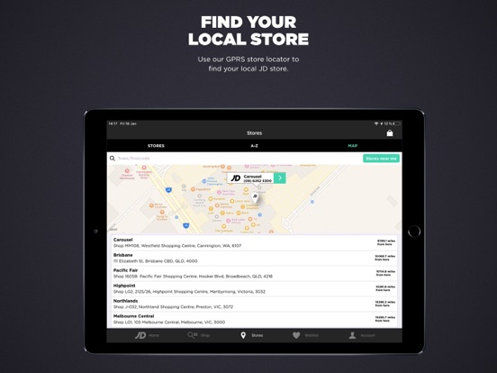 JD Sports iPad app afbeelding 3