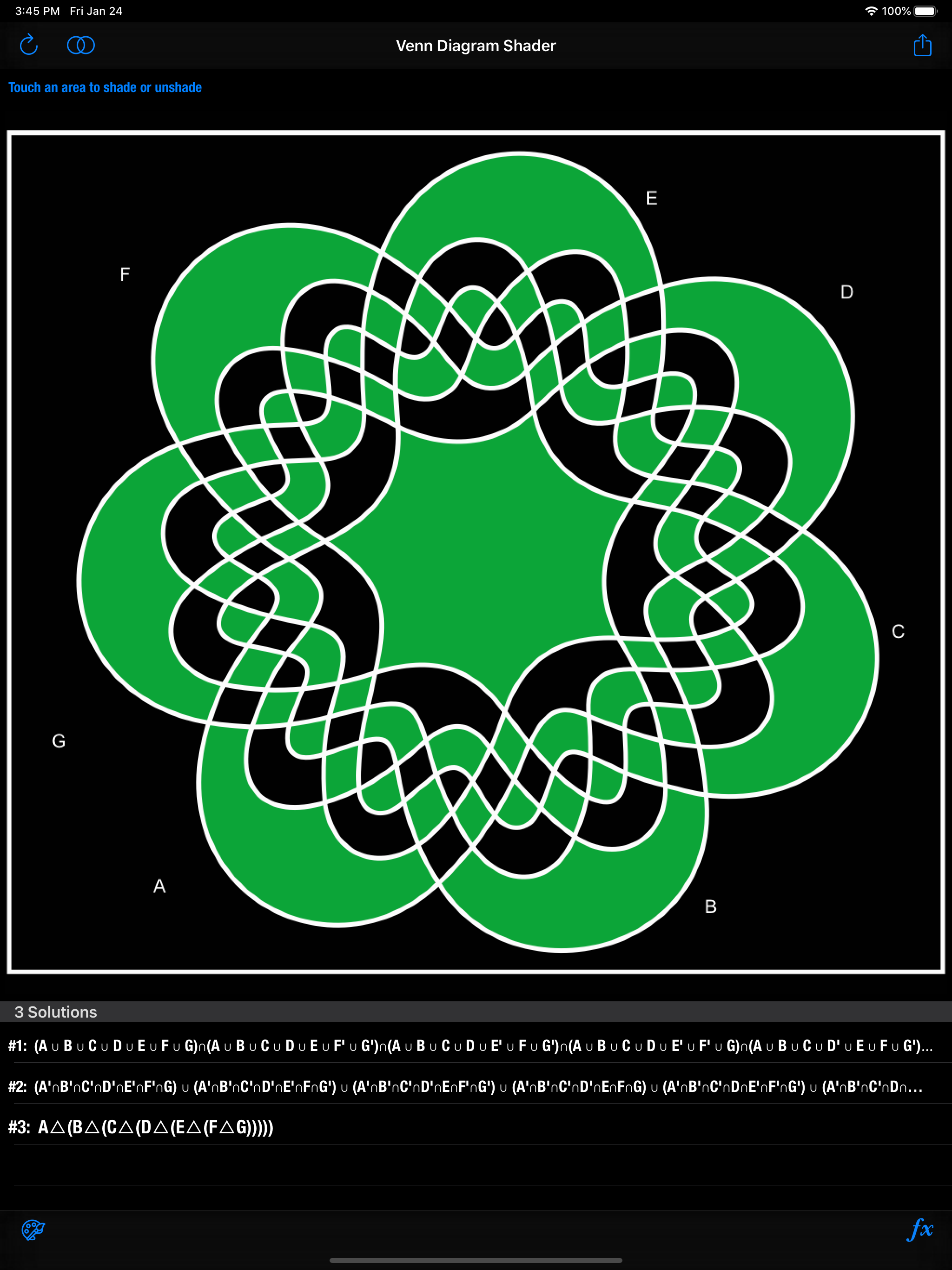 Venn Diagram Shader