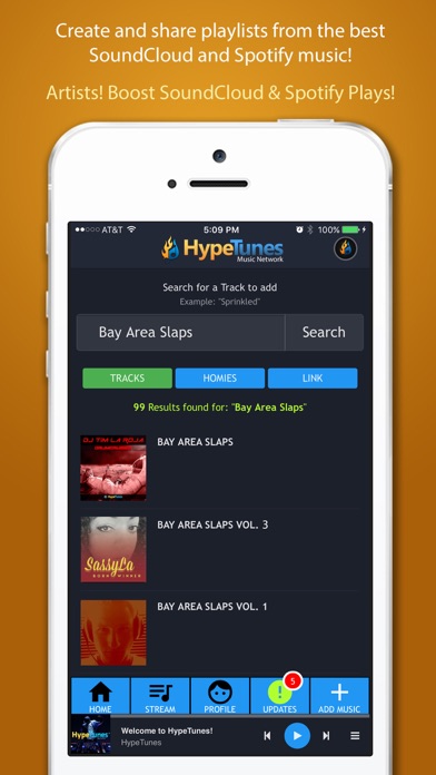 HypeTunes iPhone screenshot 4 - Music app