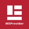 With the MilProvider app, service providers can use their mobile devices to easily find and share important resources with the military community they serve