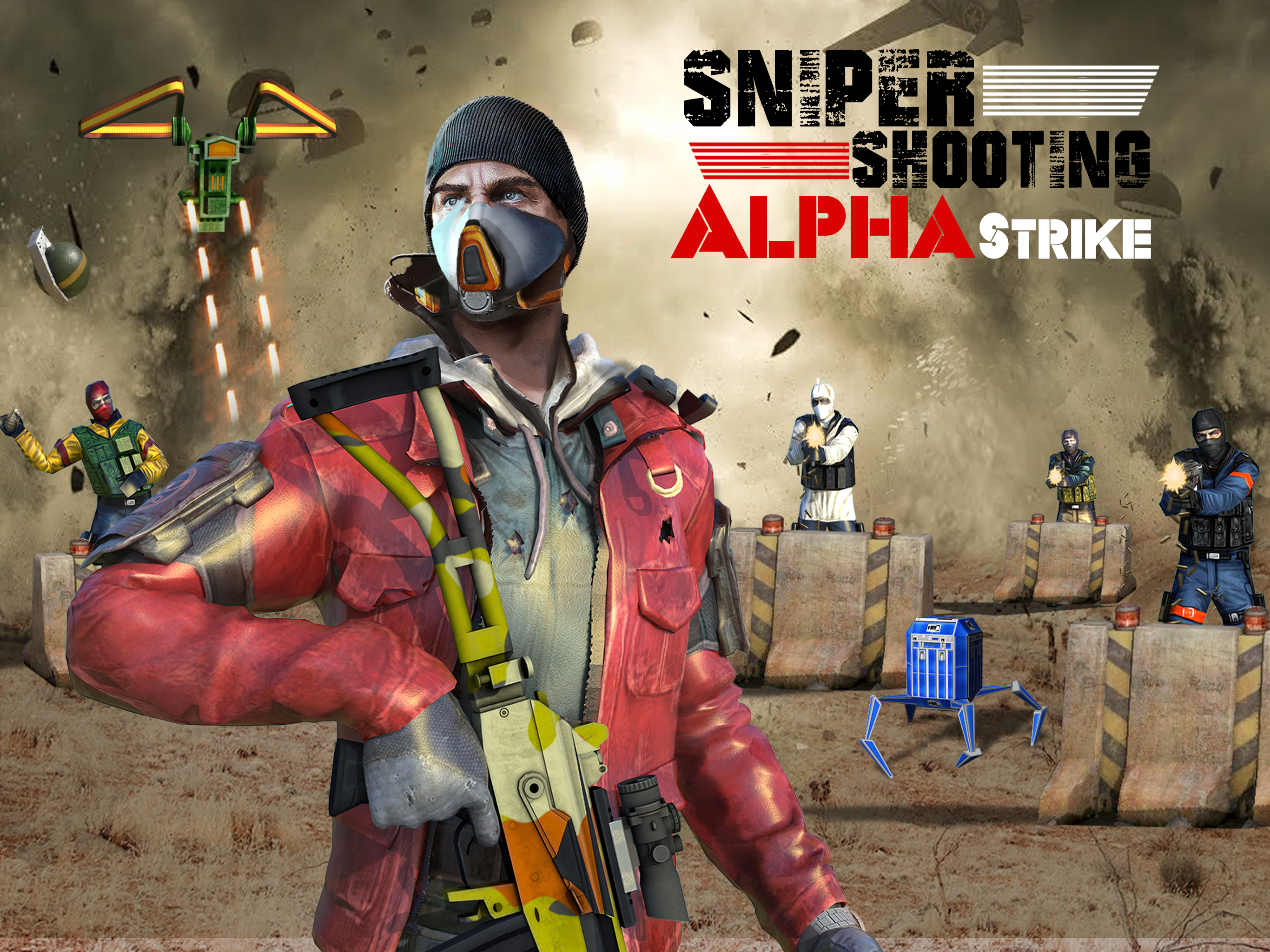 Sniper Shooting Alpha Strike