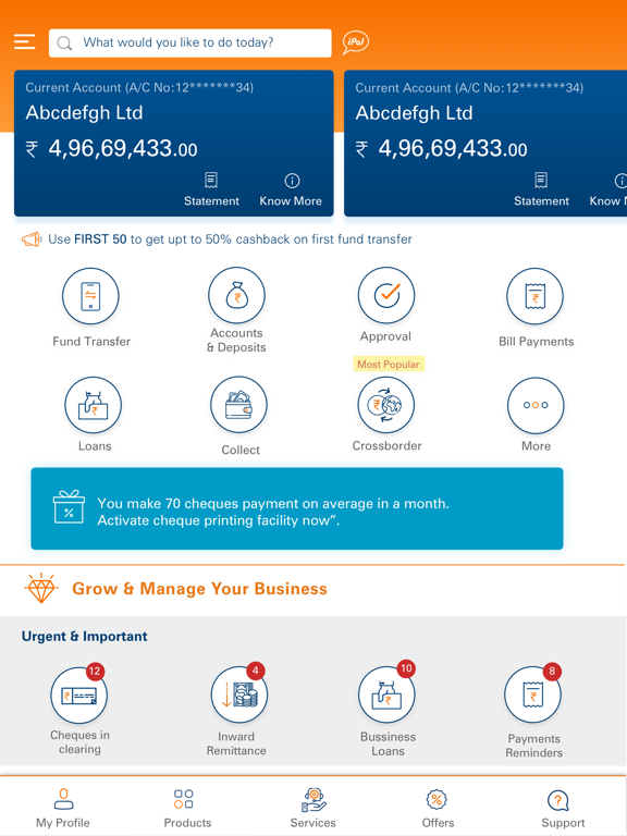 Screenshot #6 pour InstaBIZ: Business Banking App