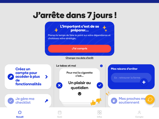 Screenshot #4 pour Tabac info service, l’appli