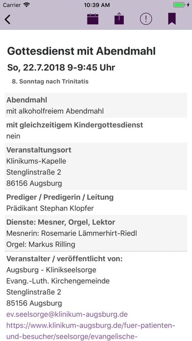 Screenshot #3 pour Evangelische Termine
