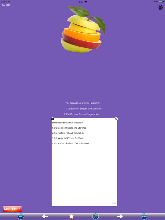 Screenshot #6 pour Meal Planner & Diet Plan