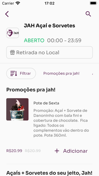 JAH do Açai Screenshot
