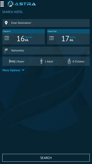 Astra Bookings screenshot 2