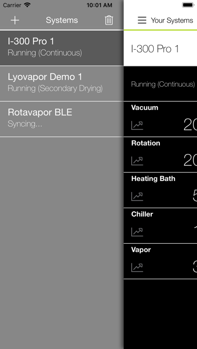 Screenshot 1 of BUCHI Monitor App