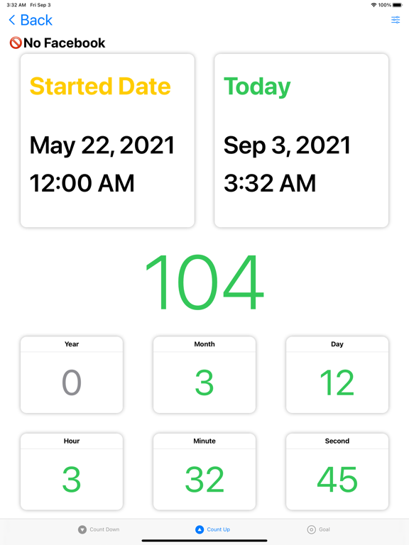 Screenshot #4 pour Day Counter : Count Down & Up