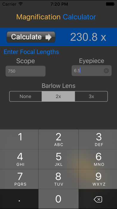 Screenshot #1 pour Magna Calc