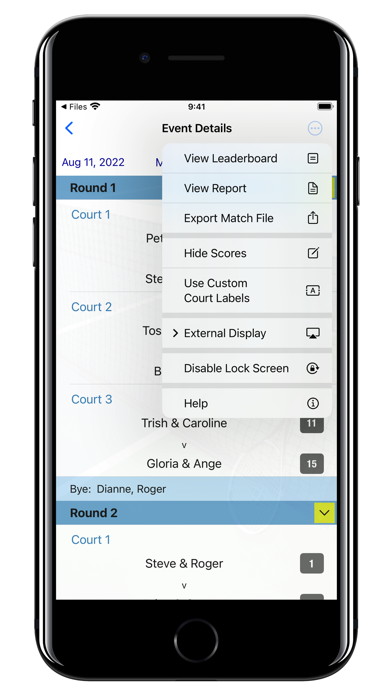 MatchUp Tennis & Pickleball Screenshot