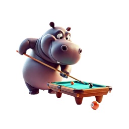 Hippo Pool Stickers