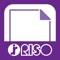 RISO PRINT-S is an application to print PDF, text, or photo/image data directory from the tablets or the smartphones