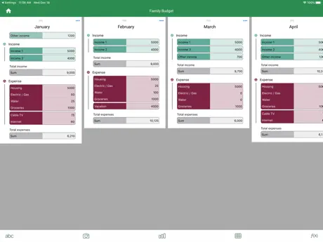 Sheetlet -  Calculating Sheets