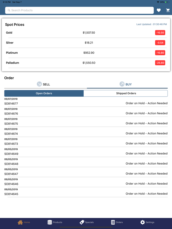 FizTrade iPad screenshot 1 - Business app
