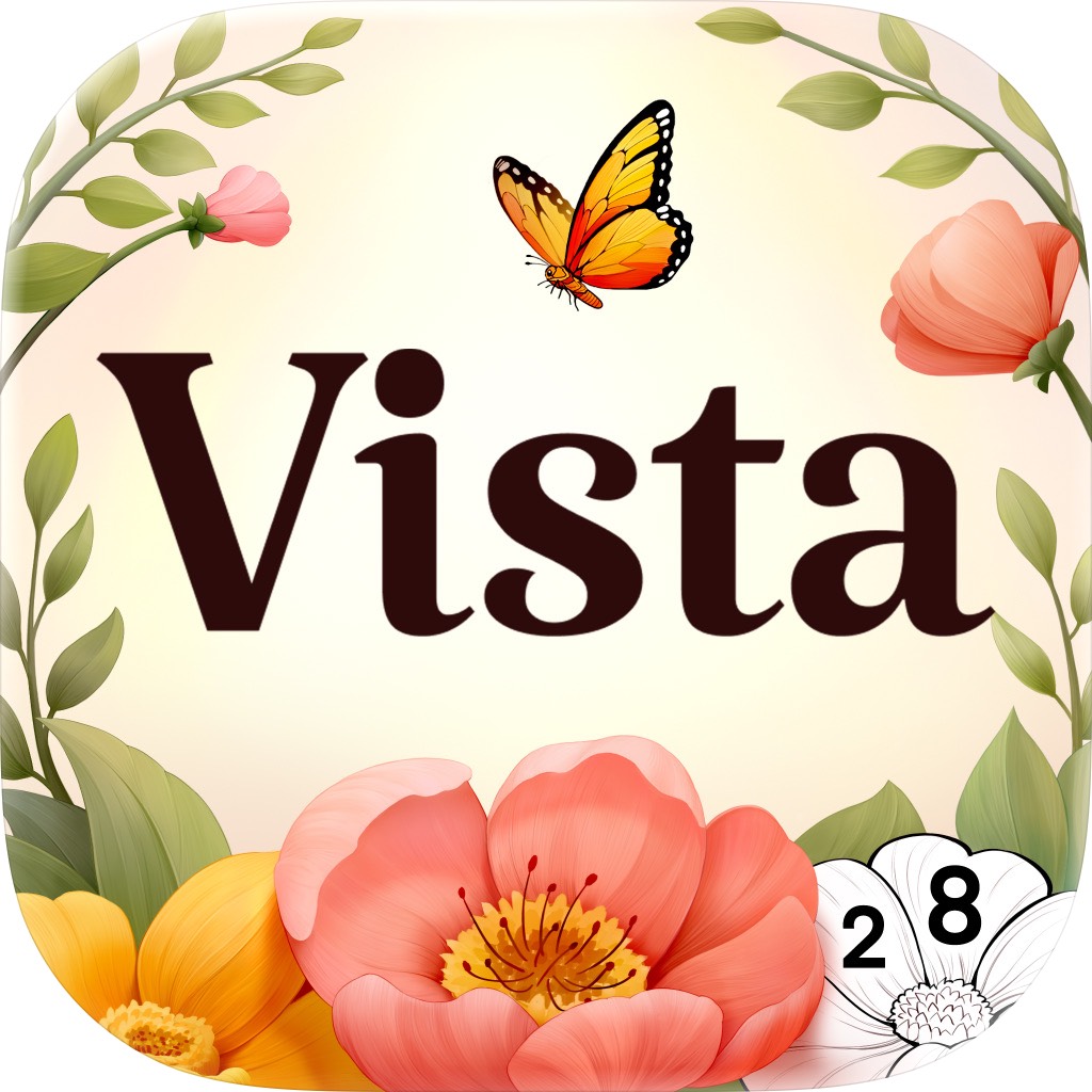 Apple App Store cover for Vista Color: Coloring Book HD
