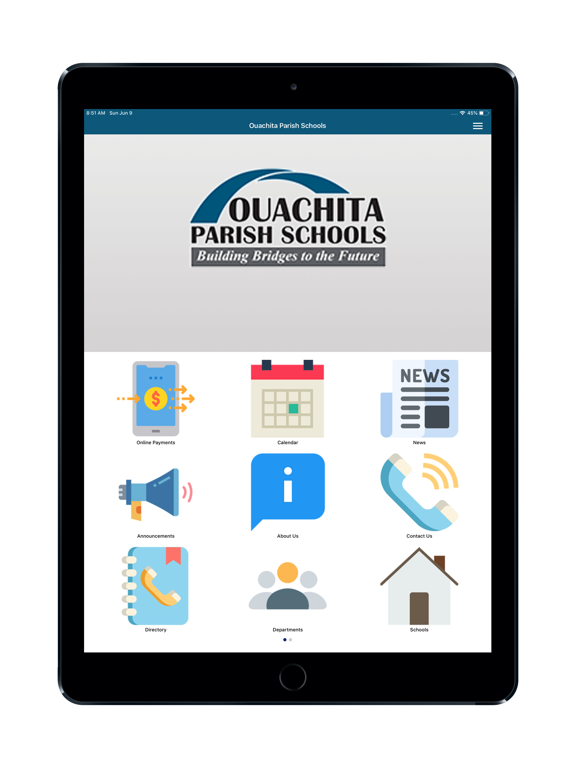 Ouachita Parish Schools iPad screenshot 2 - Education app