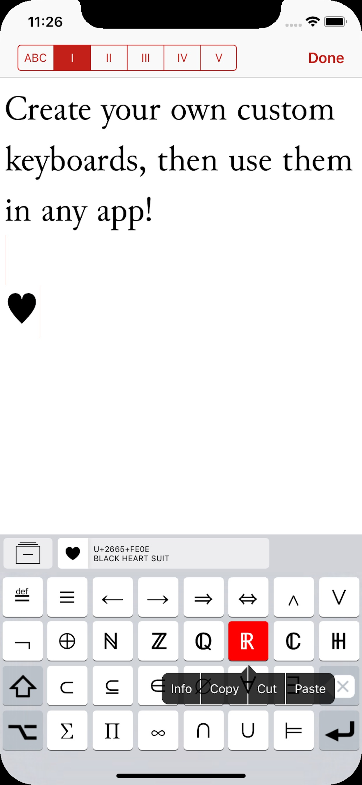 Unicode Pad Pro with keyboards