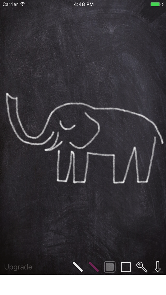 #1. Draw on a Chalkboard (iOS) 由: Kentaro Wada