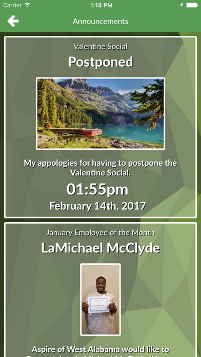 App screenshot