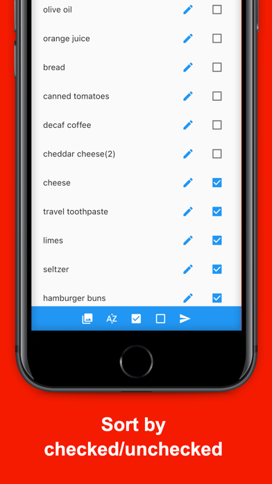 SwiftLists: Grocery Check List Screenshot