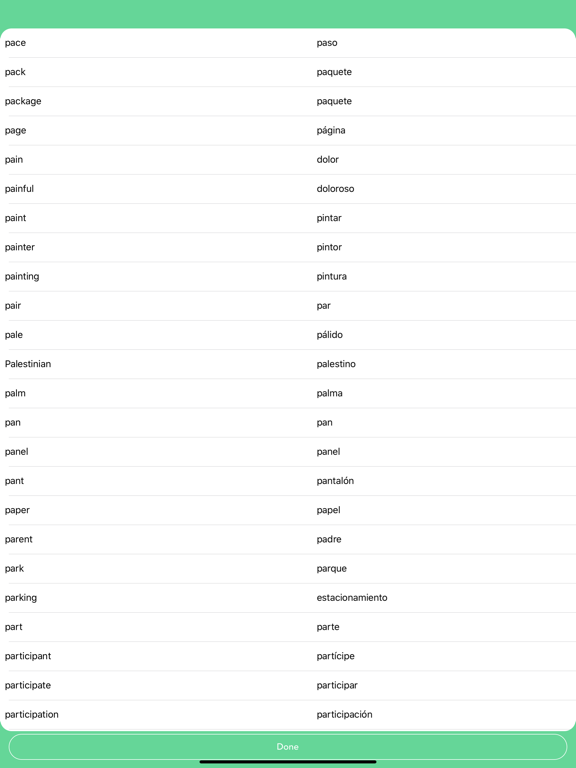 English - Spanish 3000 iPad screenshot