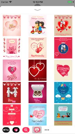 Happy Valentines Day -Stickers iPhone image 1