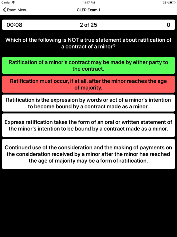 Screenshot #5 pour CLEP Business Law Prep