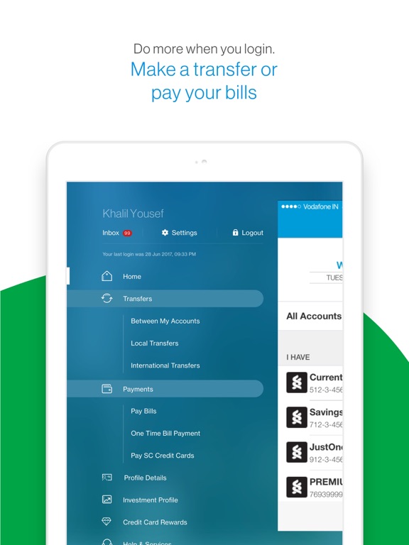 SC Mobile Banking (UAE) iPad screenshot 6 - Finance app