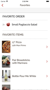 Pagliacci Pizza screenshot